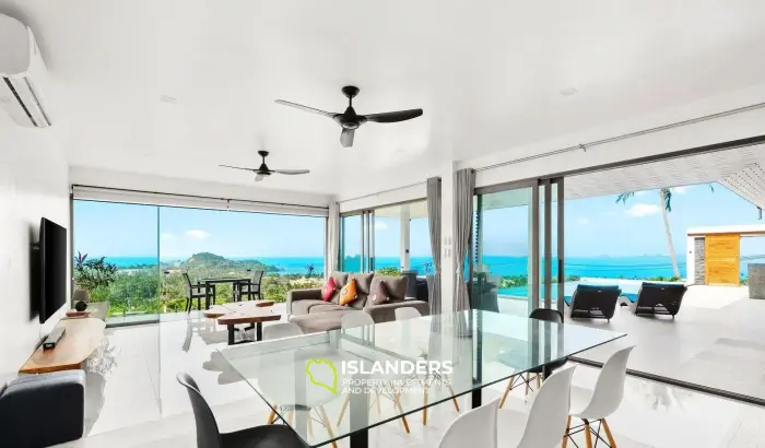 New Villa 5 Bedrooms in Bophut with Sea Views for Sale