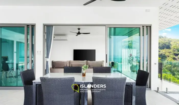 New Villa 5 Bedrooms in Bophut with Sea Views for Sale