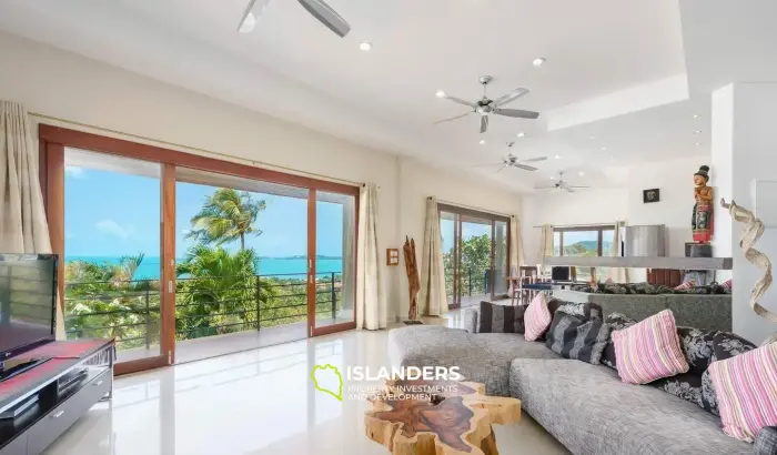 5 Bedrooms Pool Villa for Sale With 180 Degree Seaview in Bophut