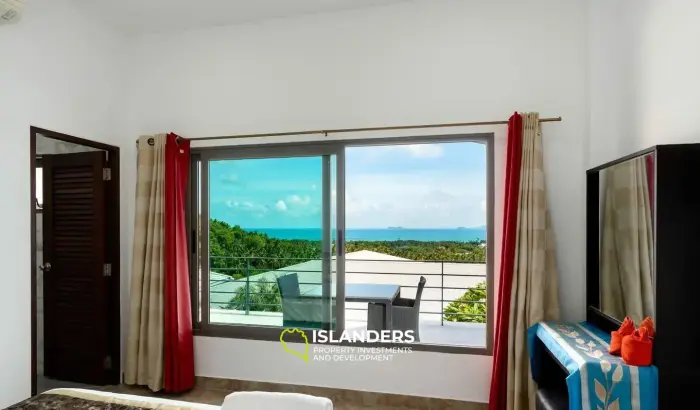 5 Bedrooms Pool Villa for Sale With 180 Degree Seaview in Bophut