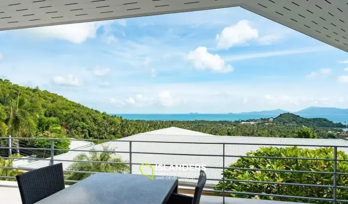 5 Bedrooms Pool Villa for Sale With 180 Degree Seaview in Bophut