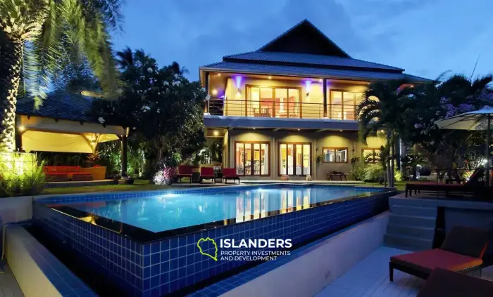 5 Bedrooms Pool Villa for Sale With 180 Degree Seaview in Bophut