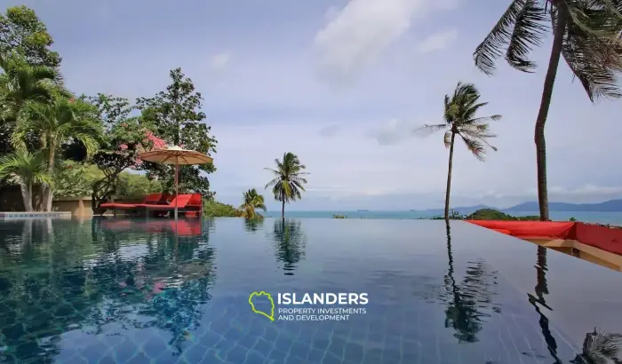 5 Bedrooms Pool Villa for Sale With 180 Degree Seaview in Bophut