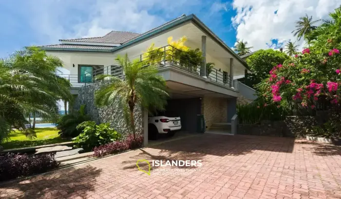 5 Bedrooms Pool Villa for Sale With 180 Degree Seaview in Bophut