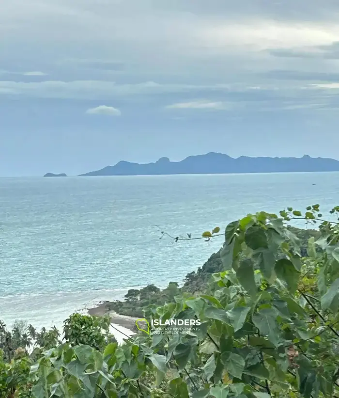 Le plus beau terrain avec vue imprenable sur la mer à Samui