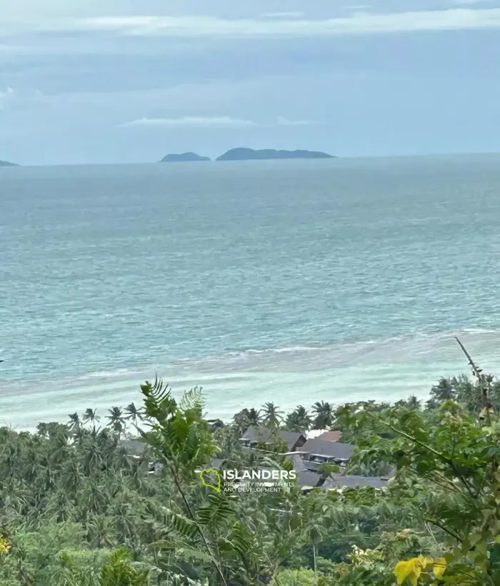 Le plus beau terrain avec vue imprenable sur la mer à Samui