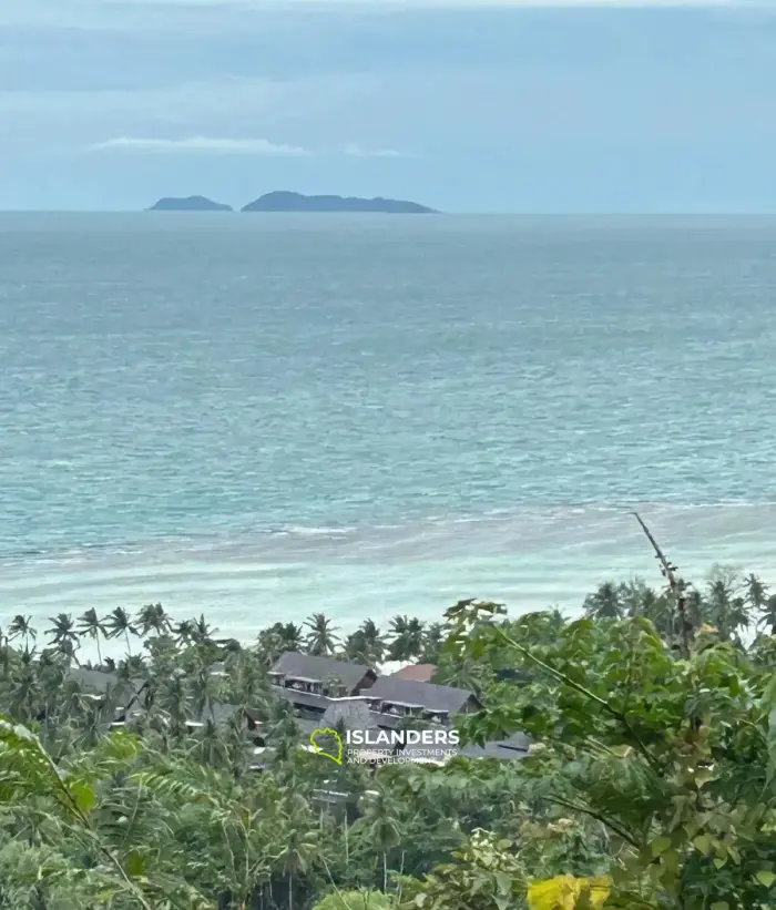 Le plus beau terrain avec vue imprenable sur la mer à Samui