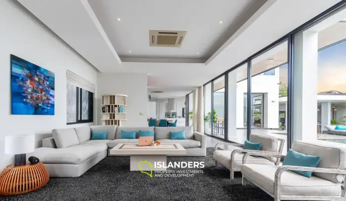 Luxueuse villa de 4 chambres dans les collines calmes de Maenam