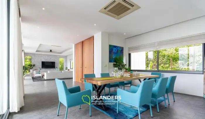 Luxueuse villa de 4 chambres dans les collines calmes de Maenam
