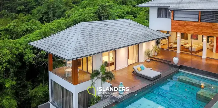 Luxueuse villa de 4 chambres dans les collines calmes de Maenam