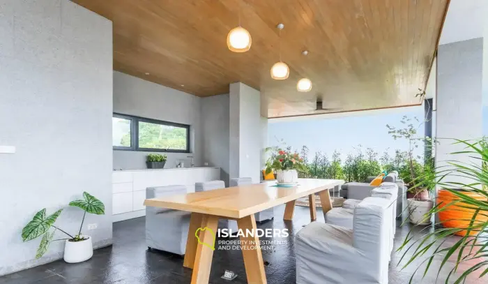 Luxueuse villa de 4 chambres dans les collines calmes de Maenam