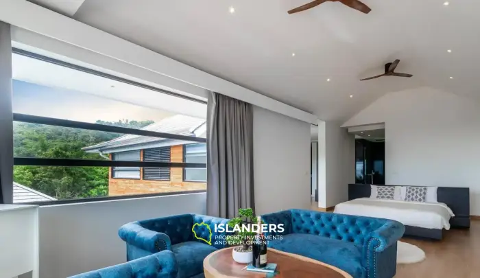 Luxueuse villa de 4 chambres dans les collines calmes de Maenam