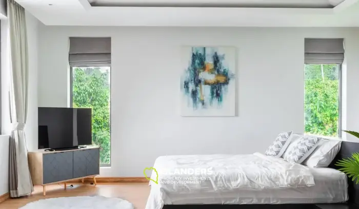 Luxueuse villa de 4 chambres dans les collines calmes de Maenam