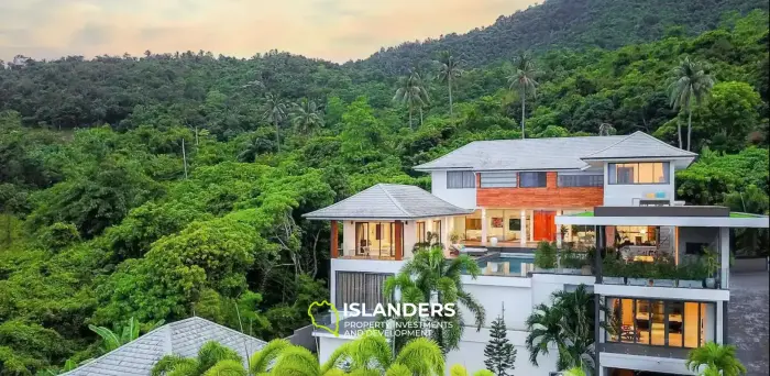 Luxueuse villa de 4 chambres dans les collines calmes de Maenam