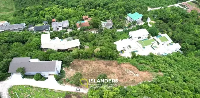 Terreno de 2.912 m2 con vistas al mar en Bophut en venta