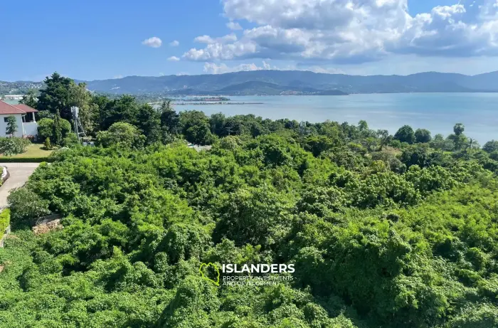 792 SQM Sea View Land in Plai Laem for Sale