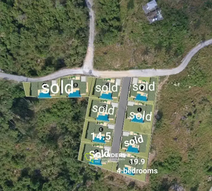 فيلا مكونة من 3 غرف نوم للبيع في Apple Villas Koh Samui