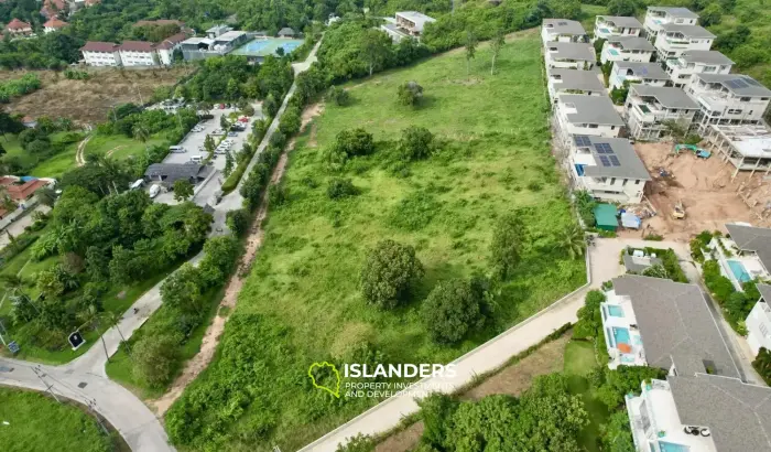 Terreno con vista al mar de 12 Rai en venta en Bo Phut