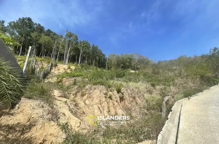 Terreno de 800 m2 con vistas al mar en venta en Bophut