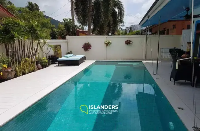 Одноэтажная вилла с бассейном на продажу на острове Самуи