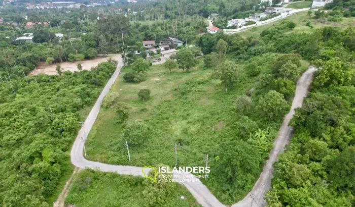 9 Rai Sea View Land in Bophut for Sale