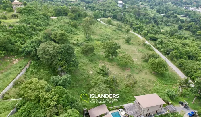 9 Rai Sea View Land in Bophut for Sale