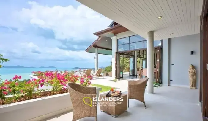 Villa de lujo con impresionantes vistas en Lamai en venta