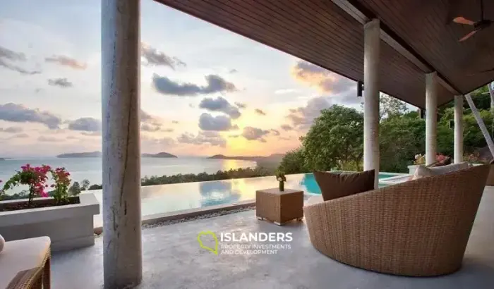 Villa de lujo con impresionantes vistas en Lamai en venta