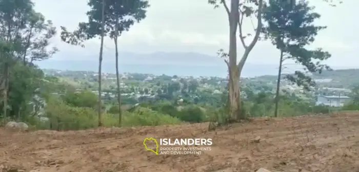 4 Rai erstklassiges Grundstück mit Meerblick auf dem Bophut Hill