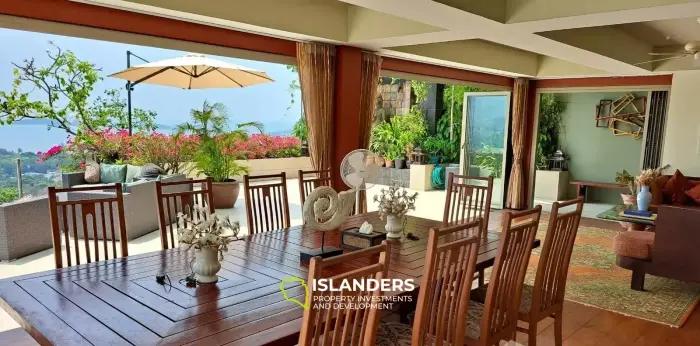 Bunte Villa mit Meerblick in Plai Laem zu verkaufen