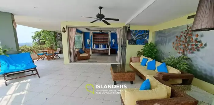 Bunte Villa mit Meerblick in Plai Laem zu verkaufen