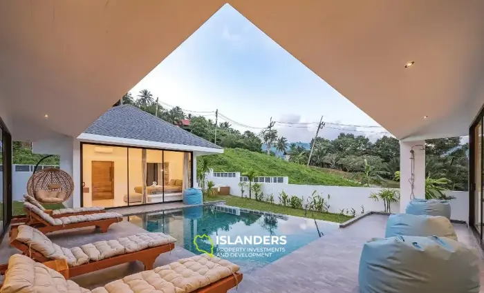 Тихая вилла с 3 спальнями на продажу на Ламай