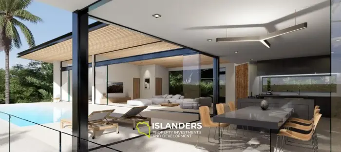 Neue Villen mit 3 Schlafzimmern und bester Aussicht auf Samui