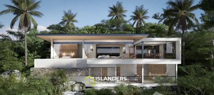 Neue Villen mit 3 Schlafzimmern und bester Aussicht auf Samui