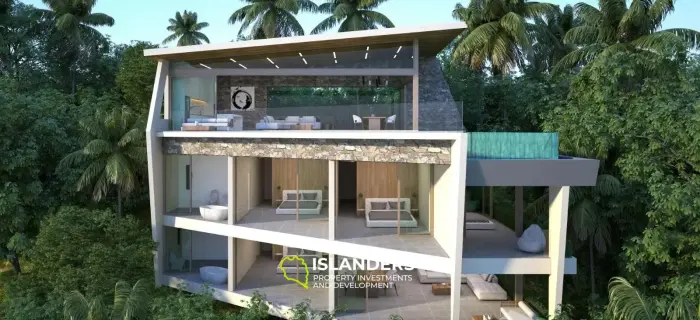 Nueva villa con piscina en venta en Chaweng