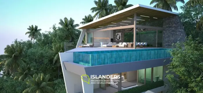 Nueva villa con piscina en venta en Chaweng