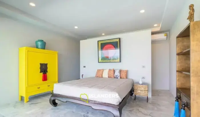 Villa de 3 dormitorios con piscina y vistas al mar en Chaweng