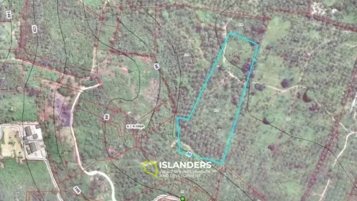 Wunderschönes 16-Rai-Land zum Verkauf in Bophut