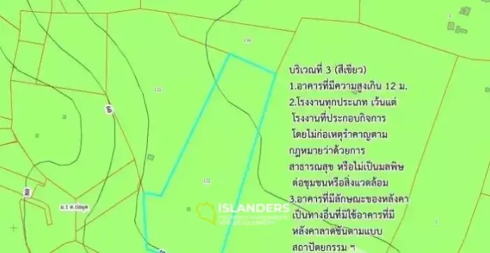 Wunderschönes 16-Rai-Land zum Verkauf in Bophut
