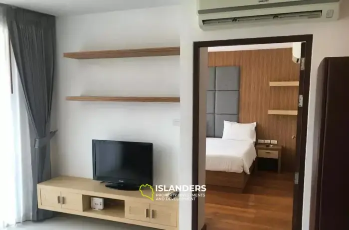 דירה עם חדר שינה אחד למכירה ב-Arisara Place עם נוף לבריכה