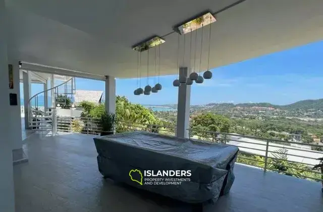 וילה מרווחת עם נוף לים למכירה בקו סאמוי