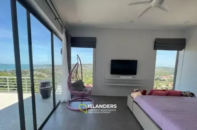 וילה מרווחת עם נוף לים למכירה בקו סאמוי