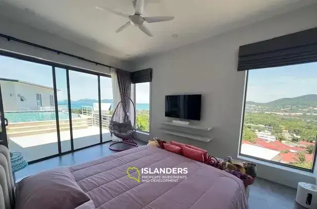 וילה מרווחת עם נוף לים למכירה בקו סאמוי