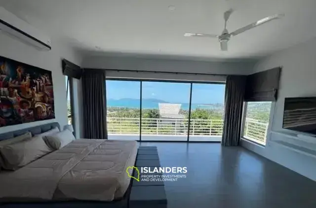 וילה מרווחת עם נוף לים למכירה בקו סאמוי