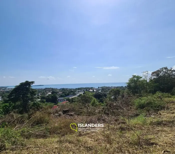 3-stöckiges Grundstück mit Meerblick und einfachem Zugang in Bophut