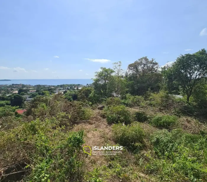3-stöckiges Grundstück mit Meerblick und einfachem Zugang in Bophut