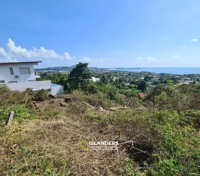 3-stöckiges Grundstück mit Meerblick und einfachem Zugang in Bophut