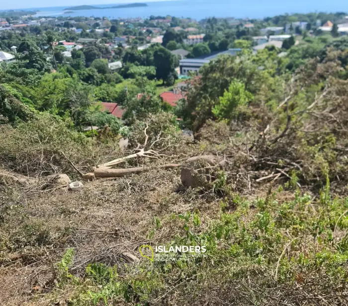3-stöckiges Grundstück mit Meerblick und einfachem Zugang in Bophut