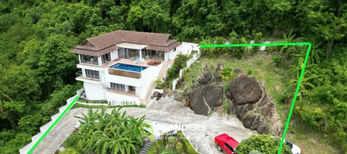 فيلا مكونة من 5 غرف نوم بإطلالات مذهلة على البحر للبيع في ساموي