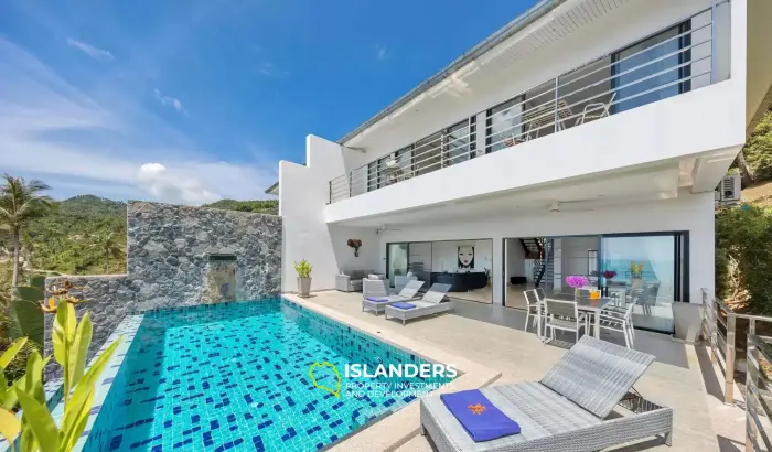 Modern, 3-Bedroom Chaweng Villa With Stunning Sea Views